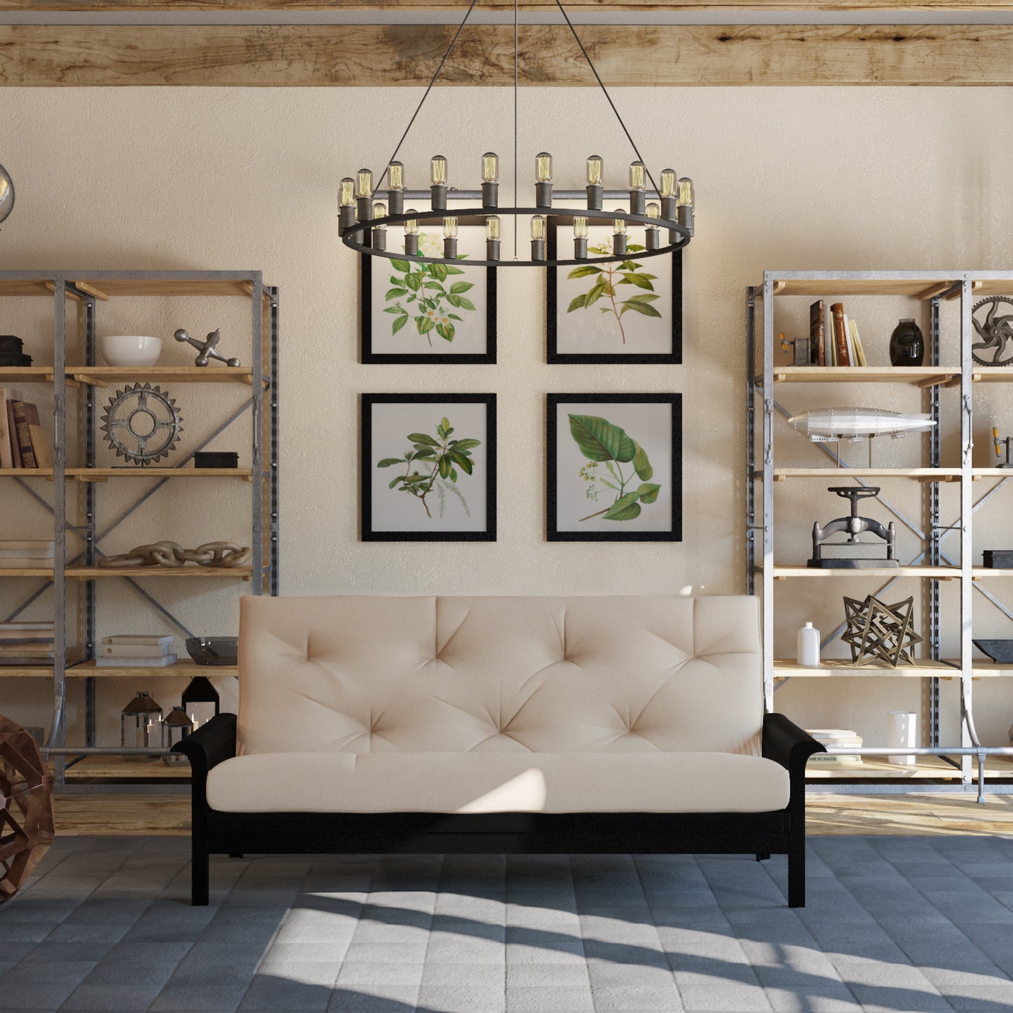 Duck Cloth Futon Mattress 8"